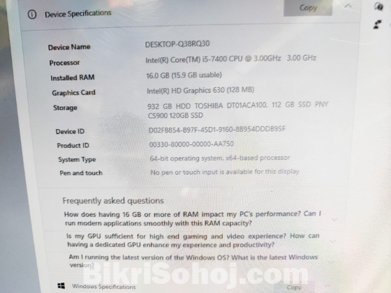 Urgent sell post..!  Full pc setup